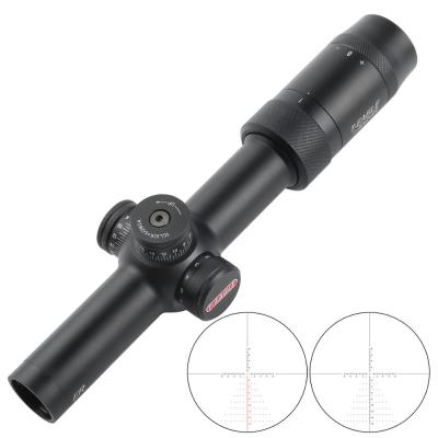 China Waterproof/fogproof/shockproof tactical sniper hunting sight optical rifle scope T-EAGLE ER 1-6X24IR fast aim for pcp air gun for sale