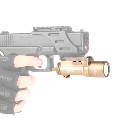 China Aluminum Alloy Hunting Torch X300 Powerful Military Incandescent Light Rechargeable LED Gun Flashlight for sale