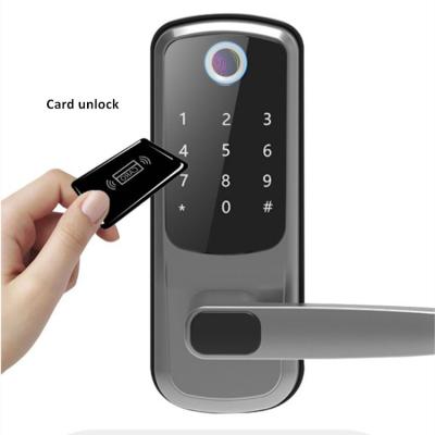 China UTY08 China Manufacturer Smart Door Lock Aluminum Alloy Battery Operated Smart Lock Door for sale