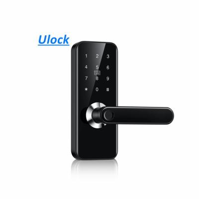 China Airbnb Fingerprint Digital Handle Bedroom Smart Door Lock for sale