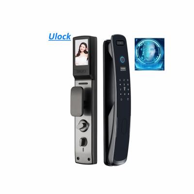 China Access Door Smart Home Facial Lock Recognition Office Apartments Fingerprint Automatic Openable Door Lock for sale