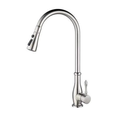 China Wholesale New Safe Coupling Luxury Stainless Steel 304 Kitchen Sink Pull Down Faucet for sale