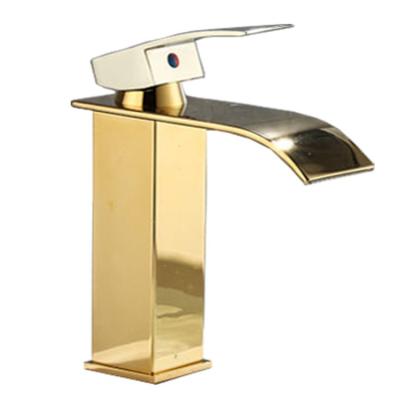 China Metered Faucets High Popularity Durable Luxury New Black And Gold Bathroom Faucets for sale