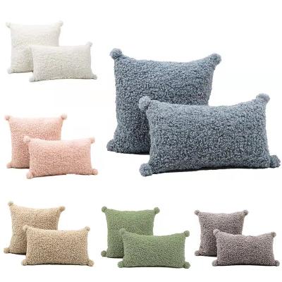 China Turkey Good Quality Large Pillow Cover Chunky Knit Pillow Anti-Static Fur Tile for sale