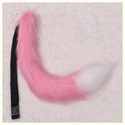 China Wholesale Toy Manufacturer Direct Sales Customized Cosplay Adult Game Sex Performance Festival Halloween Tail Lovely Plush Fox Tail Props for sale