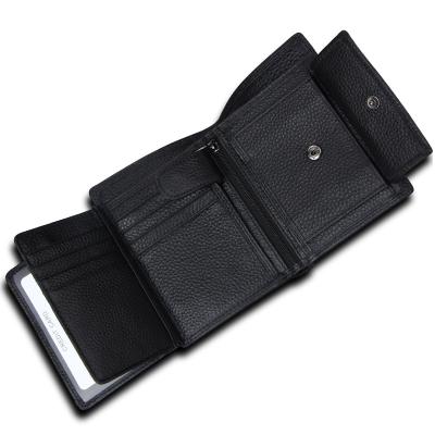 China Waterproof Mens Anti Theft Anti Theft Brush Leather Leather Mens Wallet Multi Function Mens Vertical Wallet for sale