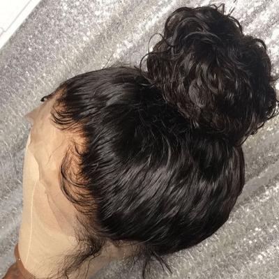 China Hd Seller Huashuo Full Lace Wig 100% Lace Front Wig Human Hair 360 Lace Frontal Wig Brazilian Virgin Straight Swiss Transparent Glueless for sale