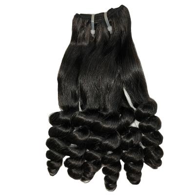 China FUMI 2021 Hot Sale Wholesale Double Drawn Fumi Curl Grade Virgin Hair In Nigeria for sale