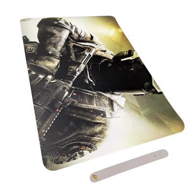 China Custom Printed Material Leather Desk Anti-Slip Mat Custom Computer Mouse Pad Non Slip Keyboard Protector PVC PU Protective Protector for sale