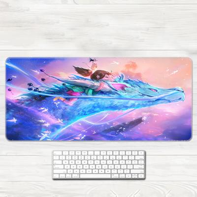 China 2021 Custom Movie Character Design Cartoon Computer HEATER Waterproof Mouse Pad with Stitched Edge for sale