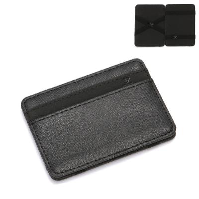 China Minimalistic Pocket Anti-theft Slim Wallet With Magic Money Clip Card Holders for sale