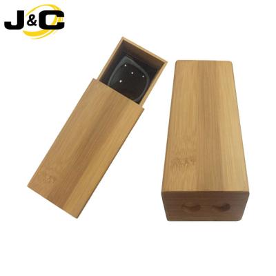 China Biodegradable High Quality Handmade Bamboo Box Drawer Sunglasses Packaging Boxes for sale