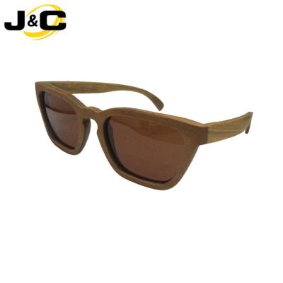 China Fashion Logo Bamboo Wood Sunglasses Custom Made with Polarized Lens for sale