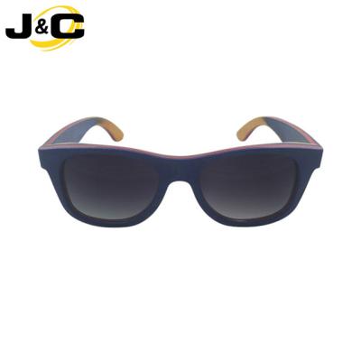 China Anti UV400 new style of fashionable bamboo sunglasses with customized logo and polarized lens for sale