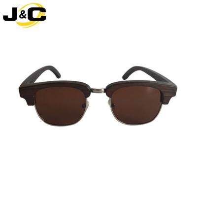 China Anti UV400 Shape Wooden Bamboo Polarized Lenses Scratch Color Fashion Wooden Sunglasses for sale