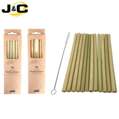 China CLASSIC BPA Free and Reusable Drinking Bamboo Straw With Custom Logo in China for sale