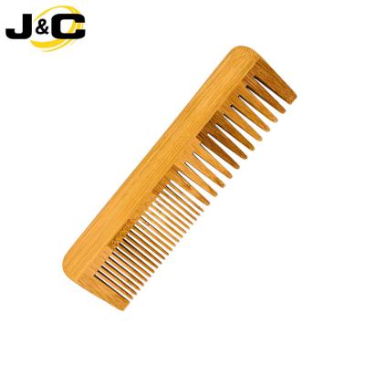 China Home Batnroom Hot Sale And Nature Eco - Friendly Disposable Bamboo Hair Comb For Hotel for sale