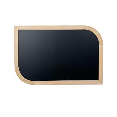 China Kindergarten drawing board blackboard radian angle hanging solid wood frame magnetic absorption office teaching children's envir J04H-079 for sale