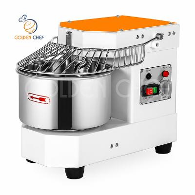 China Table Top And Powerful Commercial Kitchen Table Top 8 Liter 3 Kg Small Dough Bakery Equipment Price Spiral Bread Bakery Machine Kneading Mixer for sale