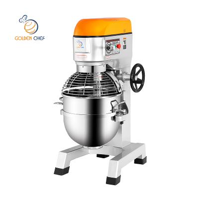 China High Efficiency/High Quality 60L Italian Chef Eco-friendly Golden Planetary Mixer Cake Mixer 5kg Food Dough Mixer for sale