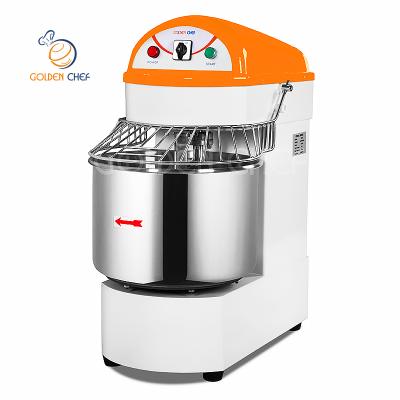 China Industrial spiral dough mixer amasadora 20kg stainless steel harina amasar de Para de maquina snack factory 50 liter kneading machine for sale