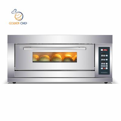 China Electric Digital Commercial Bread Bread Factory Control Panel Mini Oven 1deck 2tray Snack Equipment Baking Electric Baking Oven for sale