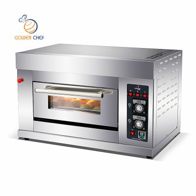 China Golden Bakery Small Oven High Effiency Chef Commercial Baking Bread Maker Machine Table Top/Mechanical Control Panel 1 Deck 1 Tray Mini Gas Oven for sale