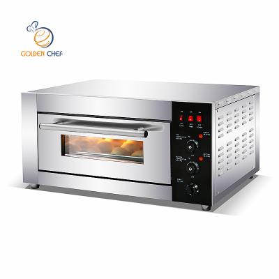 China Luxury Bakery Equipment Pizza Oven 1 Deck 1 Tray Small Bread Oven Mini High Quality Commercial Electric Baking Oven for sale