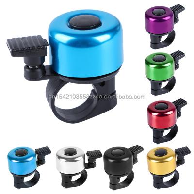 China All Wholesale Mini Cheap Aluminum Alloy Bicycle Bell Bell Flat Ring Mountain Bike Bell Handlebar Recycling Horn for sale