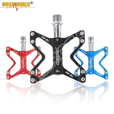 China Folding Bike MTB/Roading Bike 2021 New Non-slip Folding MTB Bike Pedals Flat Ultralight CNC Bike Parts Pedals DU Bearings Colorful Platform Bicycle Alloy for sale