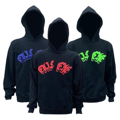 China Customized Customized Hoodie Men's Anti-pilling Cotton Pullover Blast Printing Hooded Foam Pattern Casual Hoodies for sale