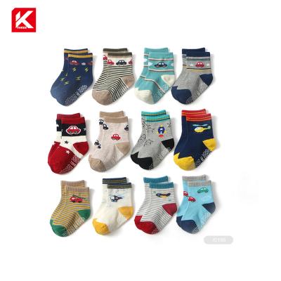 China KT3- I060 Antibacterial Baby Socks With Handles Kids Socks Non Slip Baby Socks With Handle for sale