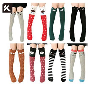 China KT3-B638 Antibacterial Cute Cat Girl Tube Sock for sale