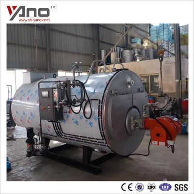 China Economy Horizontal Fire Tube 3 Pass 1-10Ton/h Diesel/Gas/HFO Steam Boiler With Free Spare Parts for sale