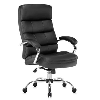 China Genuine Leather Director Chair With Sliding Adjustable Function Swivel Executive Office Luxury High Back Swivel Chair for sale