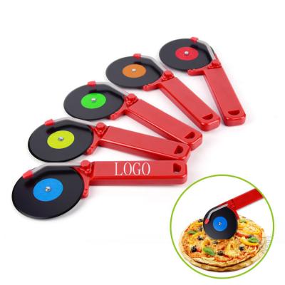 China Creative Colorful Pizza Knife Stainless Steel Pizza Cutter Logo Customized for sale