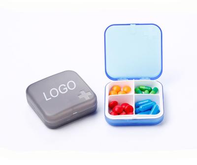 China Colorful Fashionable Square Small Medicine Box Logo Customized for sale