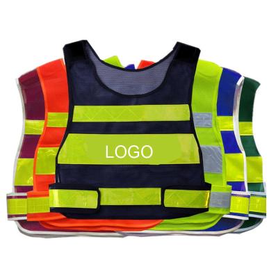 China Safety Reflective Vest Security Products Engineering Vest Logo Customized for sale