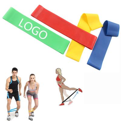 China Elasticity Yoga Resistance Tension Fitness Latex Strip Sports Supplies Logo Customized for sale