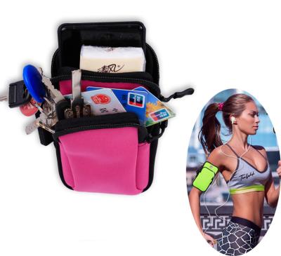 China Colorful Outdoor Sports Arm Bag Digital Fitness Bag Logo Customized for sale