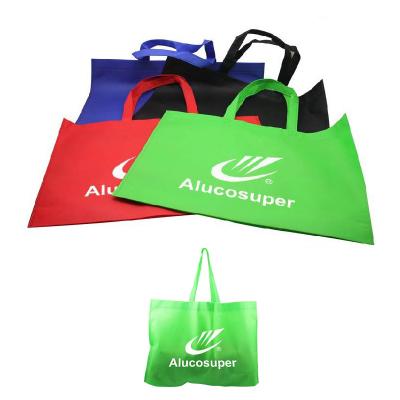 China Promotional Non Woven Bag Colorful Supermarket Shopping Bags Logo Customized for sale