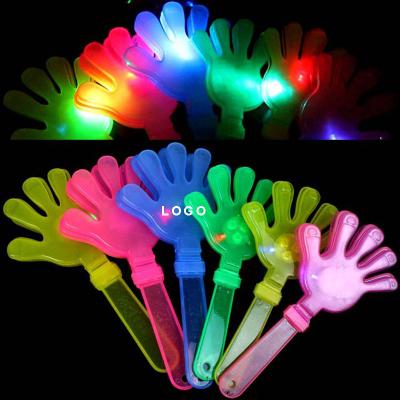 China Football Game Promotional LED Hand Clap Concert Products Logo Customized for sale