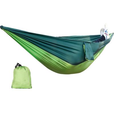 China Promotional Outdoor Hammock 270*140cm 210 T Nylon fabric Logo Customized for sale