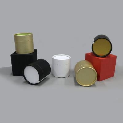 China Recyclable Custom Cheap Inner Round Waterproof Packing Cardboard Waterproof Paper Layer Jar Cylinder Cylinder Packaging Paper Cosmetic Tube for sale