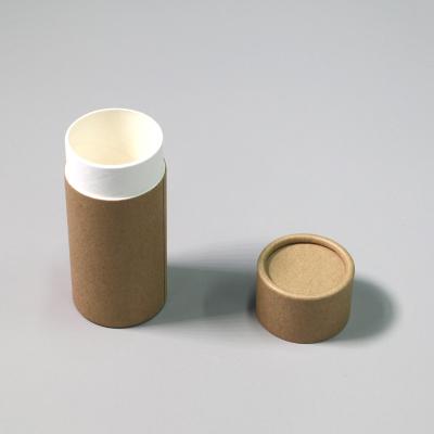 China 100% Biodegradable Biodegradable Custom Design Kraft Paper Cardboard Lip Balm Tube Air Freshener Container Lift Up Tubes Paper Packaging for sale