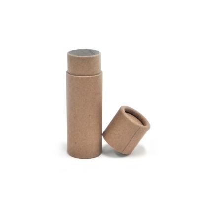 China Brown Biodegradable Custom Luxury Round Box Packaging Paper Box Cardboard Tube Packaging Paper Packaging for sale