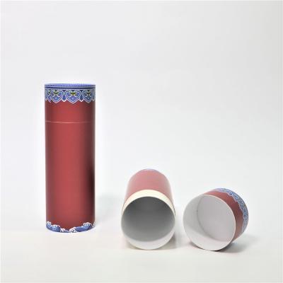 China Biodegradable Packaging Custom Round Eco - Friendly Paper Tube Cardboard With Personalized Printing Paper Cans Packaging for sale