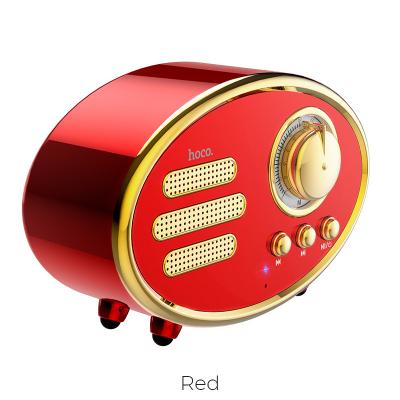 China Hoco BS25 Wireless Time Classic Model Metal Wireless Speaker for sale