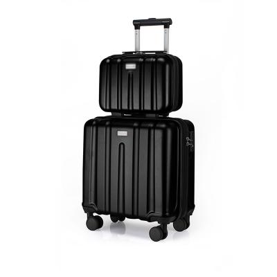 China Luggage Trolley Set Hot Sales 16 Inch Hardside Custom Expandable Suitcases Luggage Spinner Inexpensive Travel Makeup Case For Women for sale