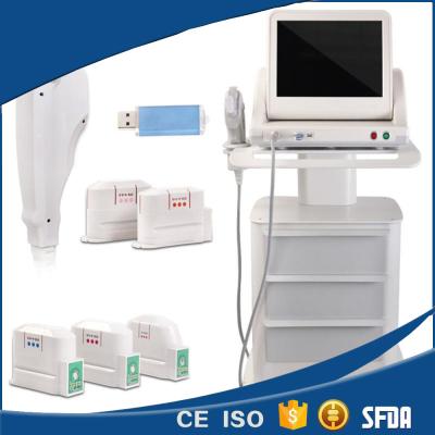 China High Intensity Focused Ultrasound hifu face lift machine with 13mm treatment head for whole body treatment for sale